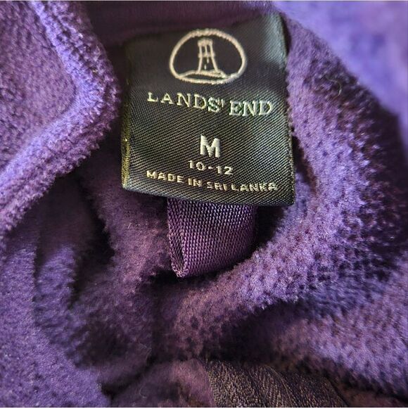 Land's End Women's Sweater Dark Purple Size M 10-12 - Picture 3 of 8